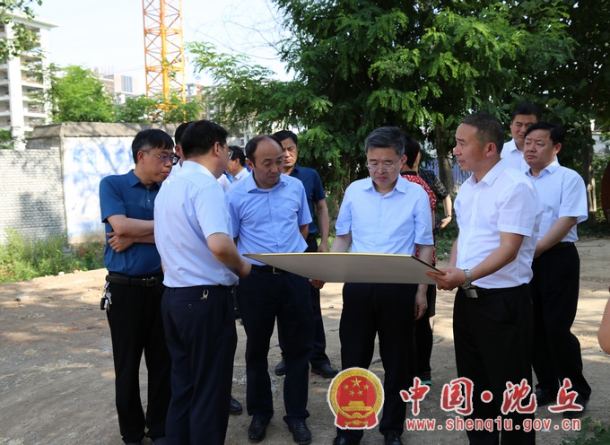 皇甫立新,刘国庆带队观摩重点项目建设-沈丘县人民政府