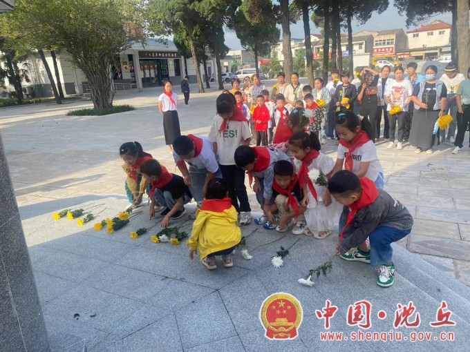 沈丘县树人小学开展“瞻仰烈士陵园 缅怀革命先烈”主题教育活动3.jpg