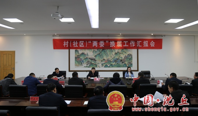 我县召开村（社区）“两委”换届工作汇报会1.jpg