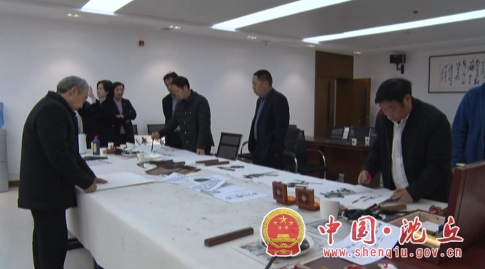 我县举办“丹青颂百年”庆祝建党100周年书画笔会1.jpg