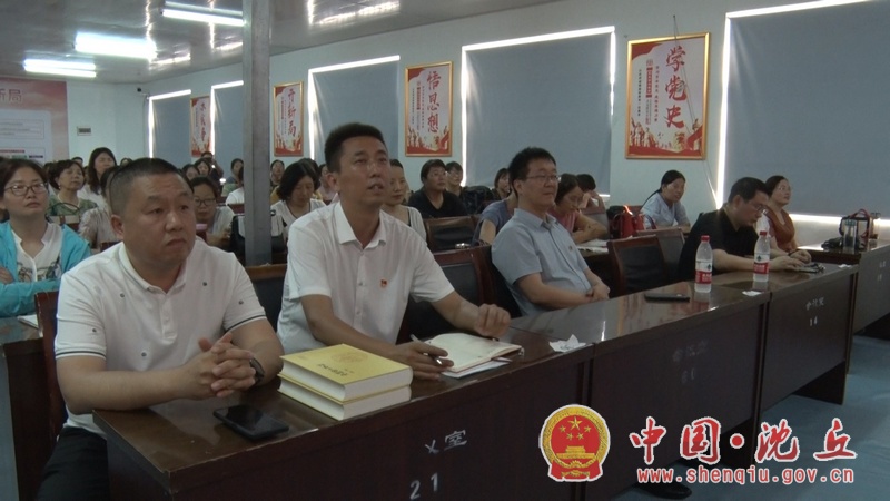 【2021-6-14】市委党史宣讲团到槐店镇回民中学举办党史宣讲专题报告会 (1).jpg