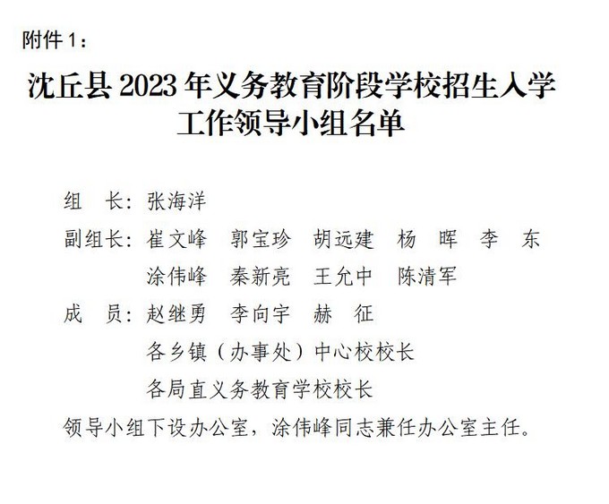 沈丘县2023年义务教育阶段学校招生入学工作领导小组名单.jpg